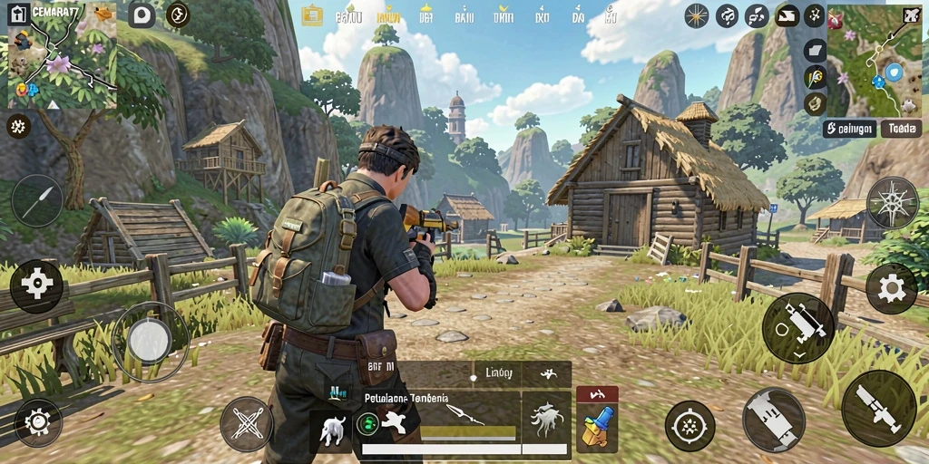 Tampilan gameplay CEMARA77 yang menawan dalam dunia terbuka.