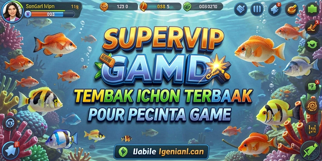 Tangkapan layar yang menunjukkan serunya gameplay Tembak Ikan di SUPERVIP.