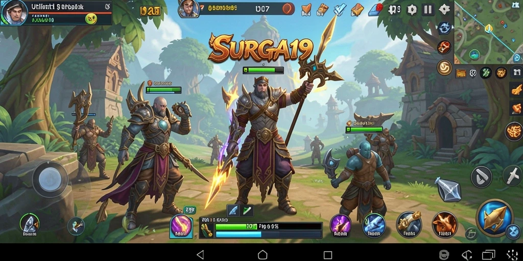 Screenshot utama yang menampilkan fitur-fitur utilitas SURGA19.